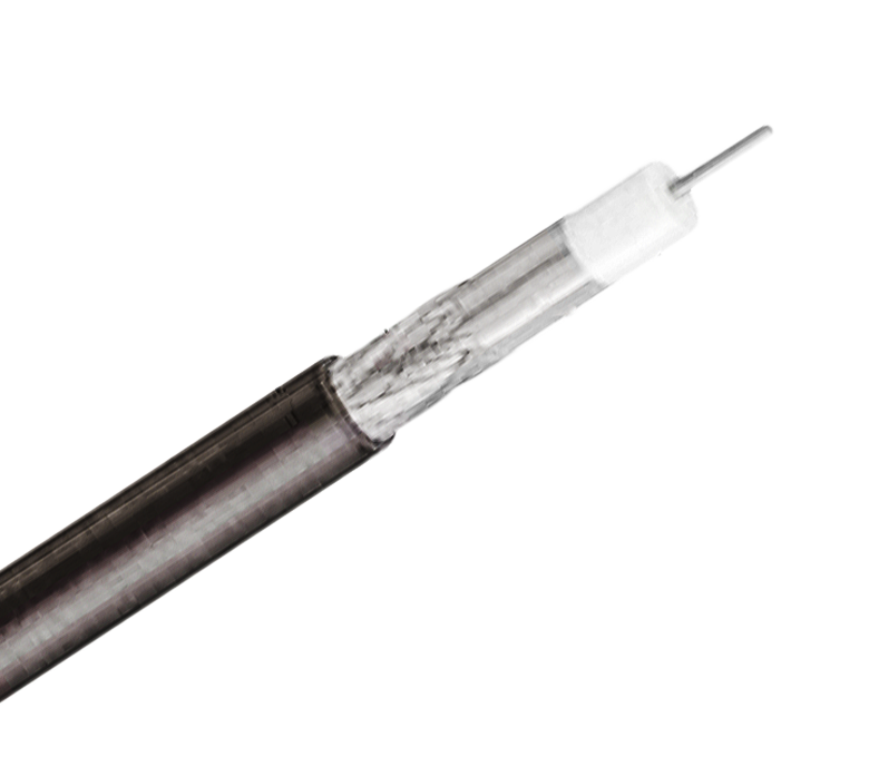 Коаксиальный кабель серии RG59 - одинарная лента и оплетка