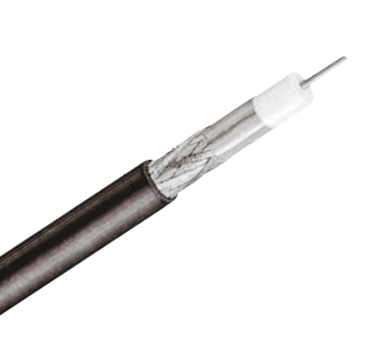 Коаксиальный кабель серии RG59 - одинарная лента и оплетка